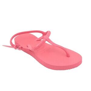 Havaianas Toddler Slingback Thong Sandals Freedom Slim Size US 13C Hot Pink